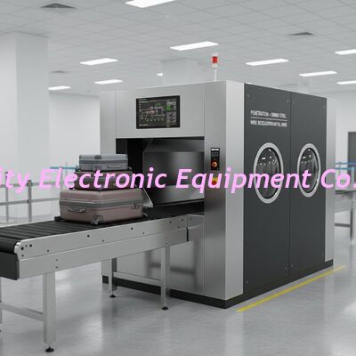 การเจาะเข้าไปมากกว่า 30 มิลลิเมตร สแตนเลส X-Ray Luggage Scanner รับประกันความละเอียดของสายใยน้อยกว่า 0.0787 มิลลิเมตร สายเหล็กในความปลอดภัยชายแดน