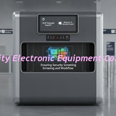 การสนับสนุนหลายภาษา XRay Baggage Scanners ใช้ระบบปฏิบัติการ Windows 10 รับประกันการตรวจสอบความปลอดภัยและการทํางาน