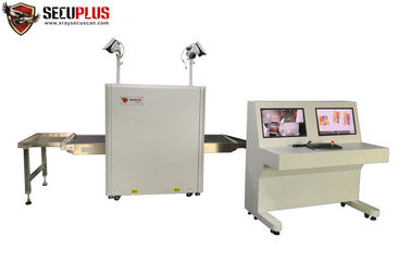 เครื่องกำเนิดพลังงานคู่ 160kv 0.20m / s 38mm Steel X Ray Scanner พร้อมการตรวจสอบกล้อง